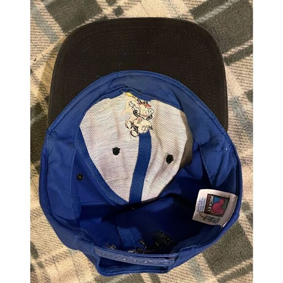 Vintage Disney Blue Mickey Mouse Adult SnapBack Hat - Picture 11 of 11